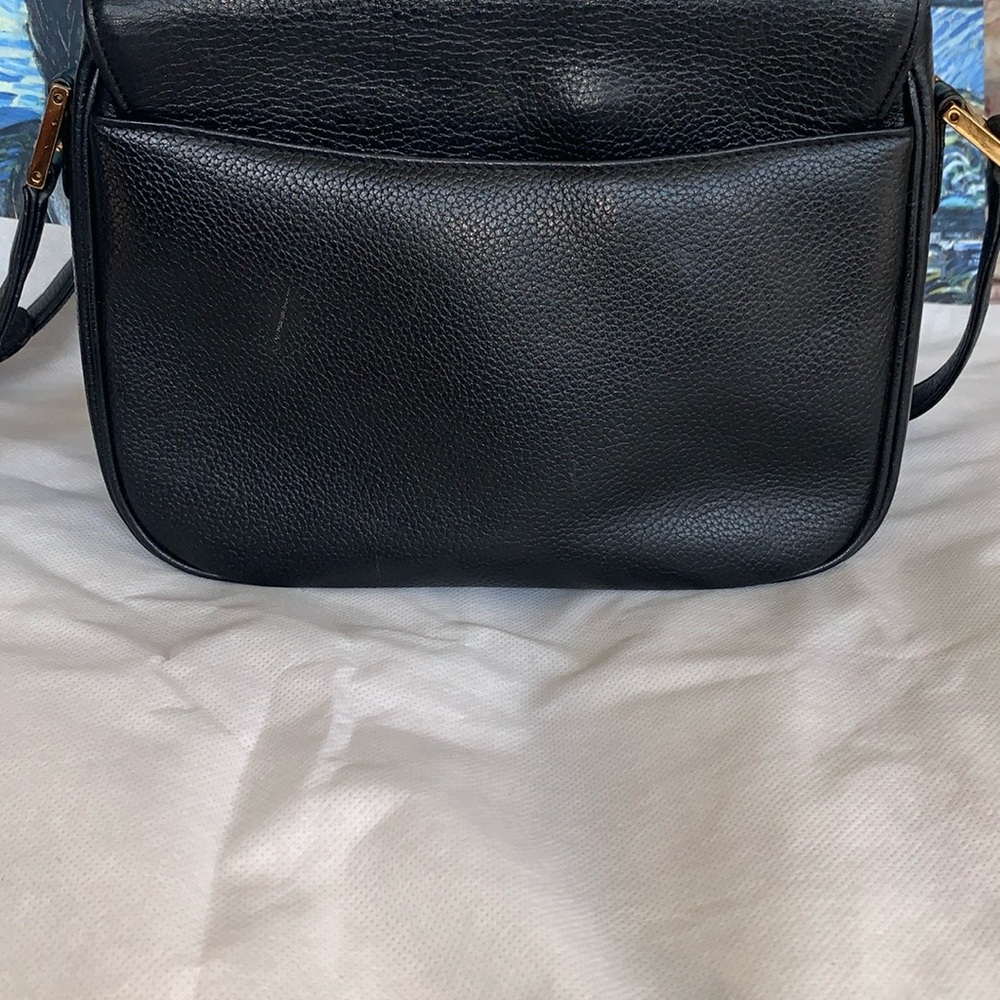 MCM Vintage Black Crossbody Bag with Gold Accents - Picture 6 of 8